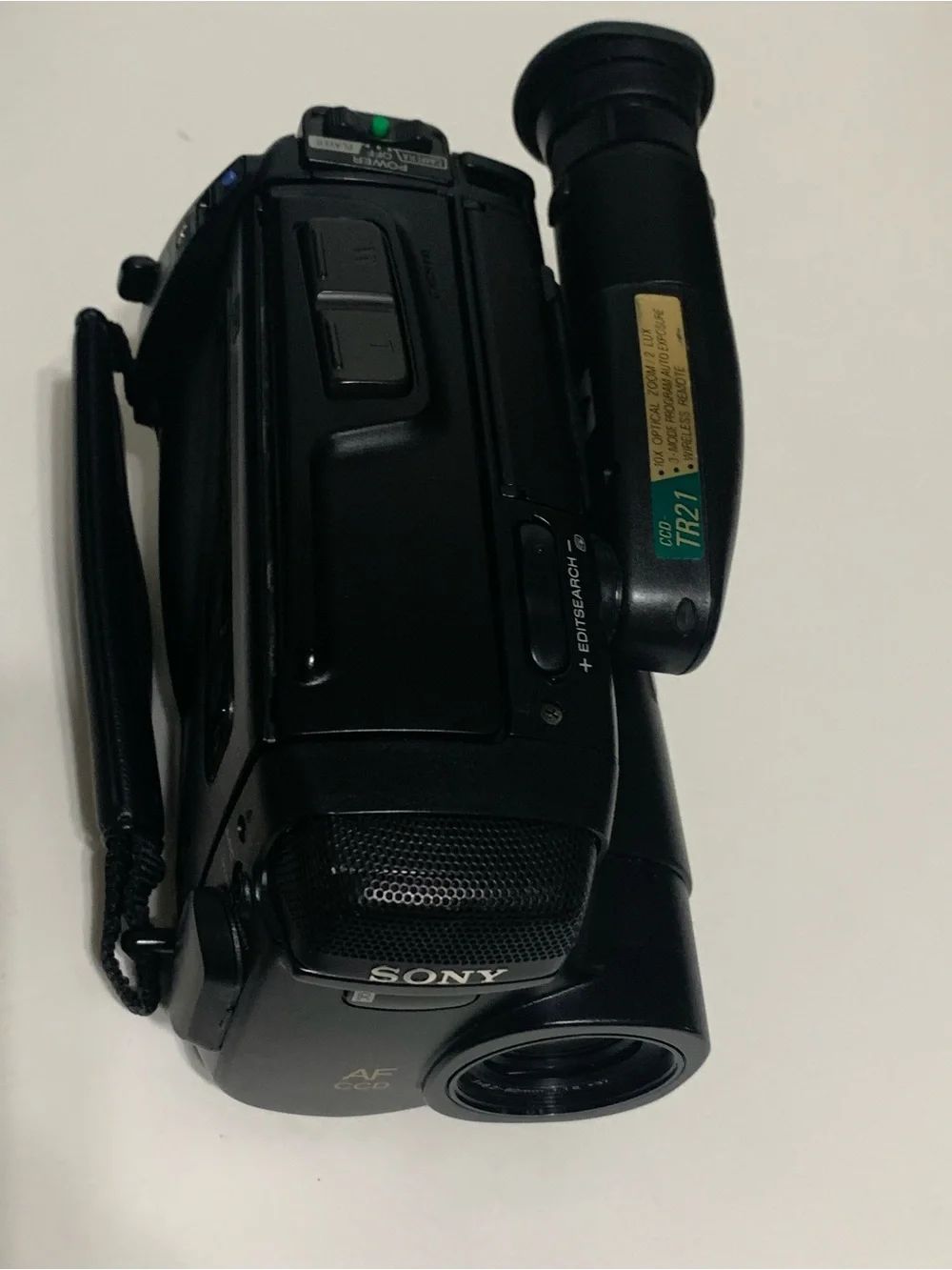 Sony CCD-TR21 Video 8 Handycam Camcorder 10x Zoom Bundle Tested Working Vintage